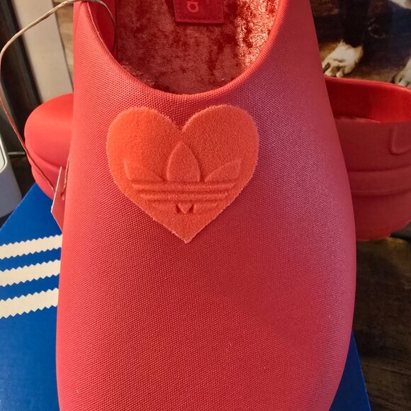 Adidas Adifom Stan Smith Mule Womens Sz 10 Valentines Day Platform Shoes JH7280 - Picture 3 of 13